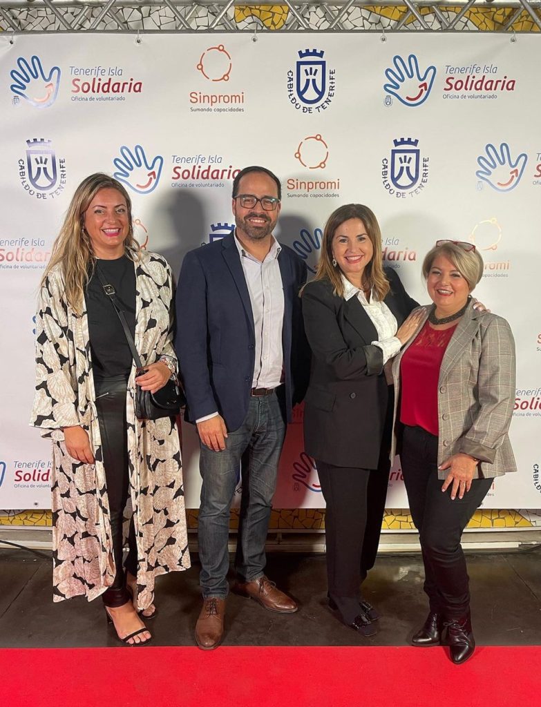Acto de Entrega de la XXVII Edición del Premio a la Solidaridad 2023, organizado por Tenerife Isla Solidaria, Sinpromi y el Cabildo Insular de Tenerife